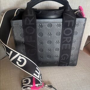 G/FORE Gray Tag with Black Emblem